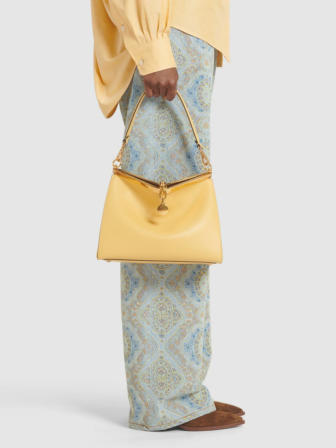 ETRO - Medium Vela Leather Shoulder Bag