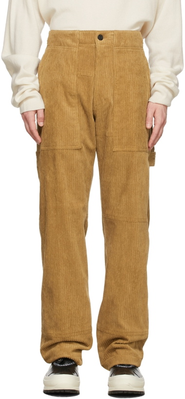 Photo: Wooyoungmi Brown Baggy Carpenter Trousers