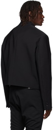 We11done Black Polyester Blazer