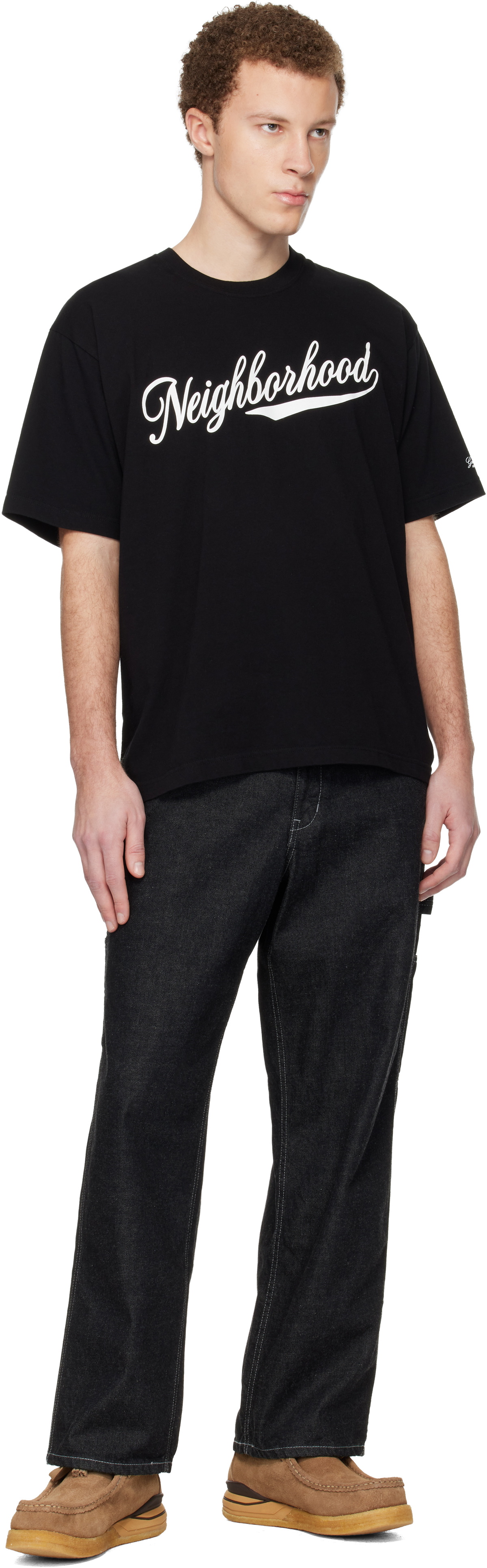 Neighborhood Black 'Neighborhood' SS T-shirt Neighborhood