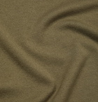 Massimo Alba - Watercolour-Dyed Cashmere Sweater - Army green