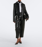 Altuzarra Bix leather tapered pants