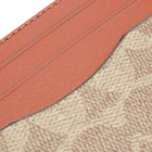 Coach Men's Signature Card Holder in Tan/Rust 