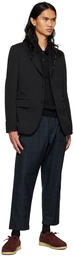 Comme des Garçons Homme Deux Black Wool Blazer