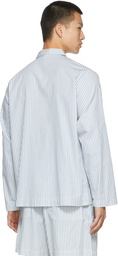 Tekla Poplin Striped Pyjama Shirt