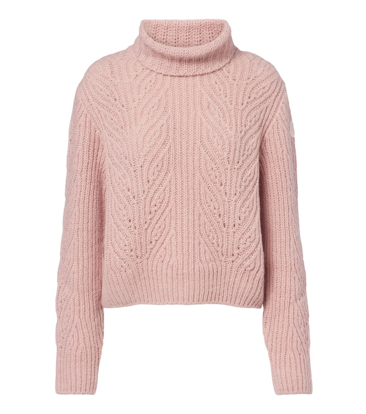Photo: Moncler Wool, alpaca, and cashmere turtleneck sweater