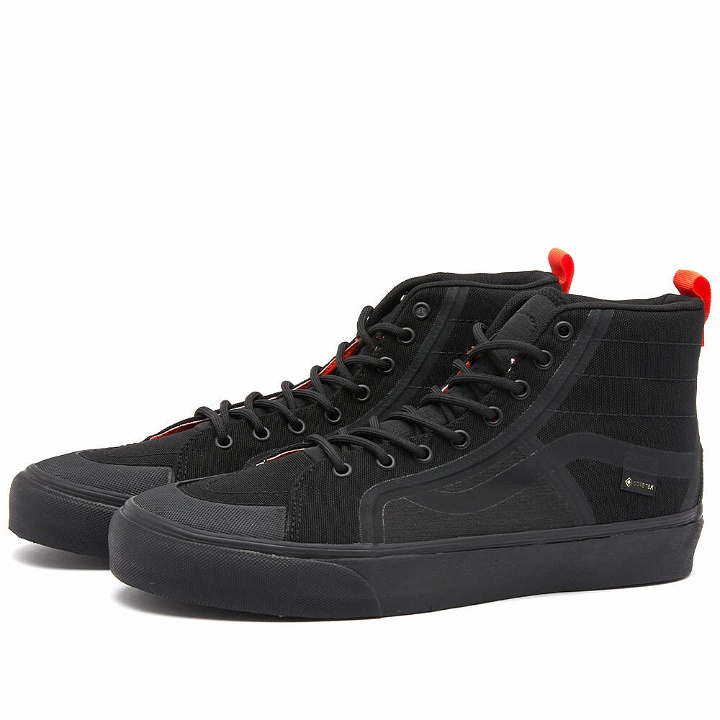 Photo: Vans Vault x Raeburn UA SK8-Hi GTX VR3 Sneakers in Black