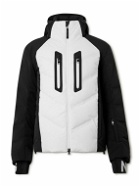 Bogner - Felias Two-Tone Quilted Hooded Down Ski Jacket - White