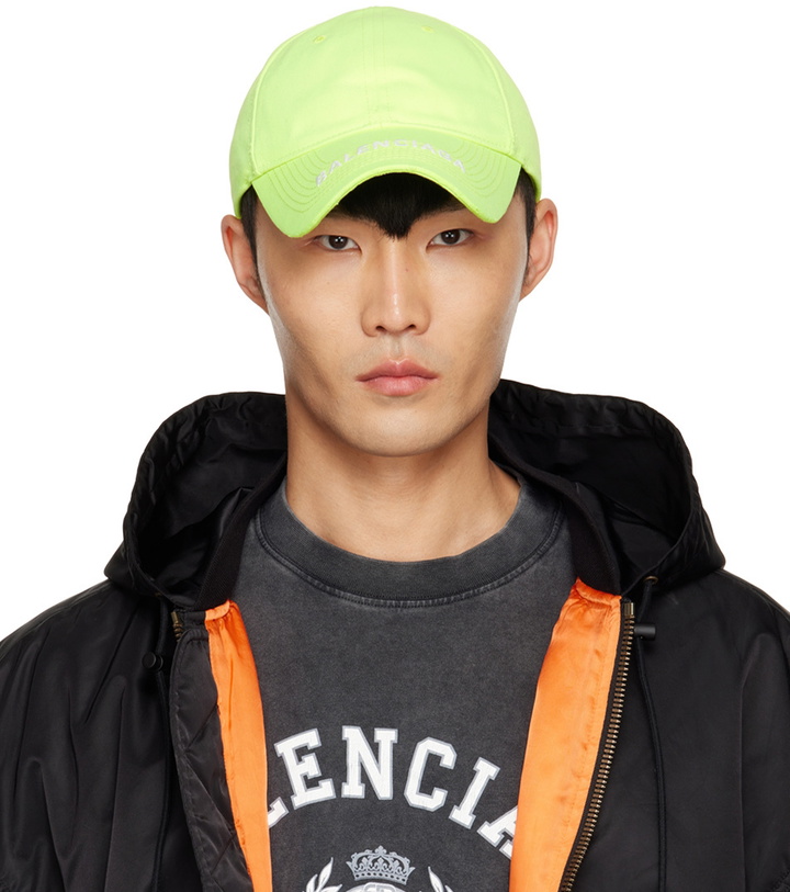 Photo: Balenciaga Yellow Distressed Cap