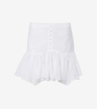 Marant Etoile Daneen ruffled cotton-blend miniskirt