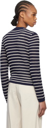 rag & bone Navy Viola Stripe Cardigan
