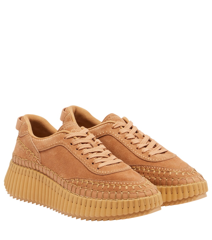Photo: Chloé Nama suede platform sneakers
