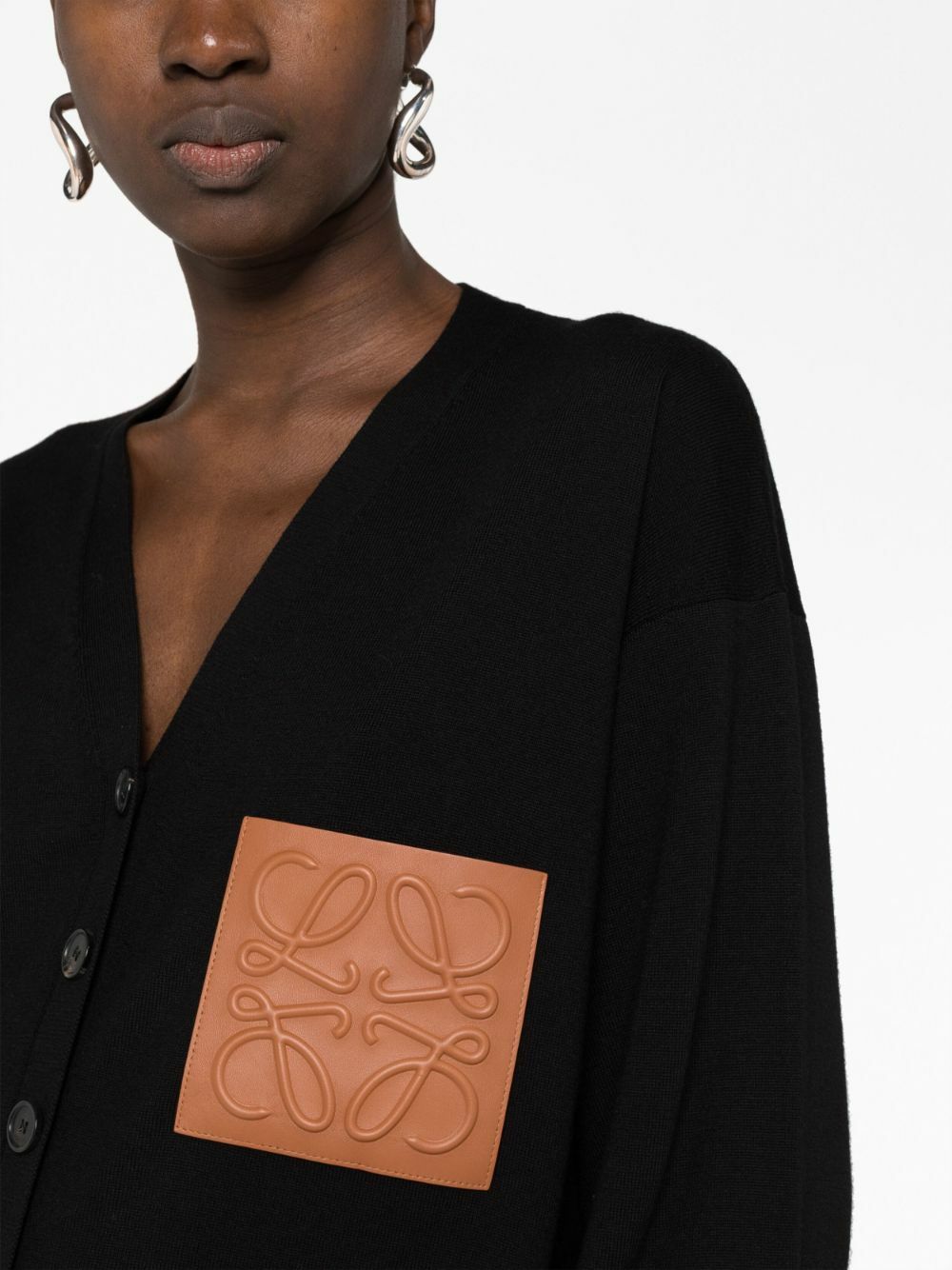 LOEWE - Anagram Pocket Wool Cardigan Loewe