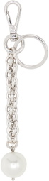Simone Rocha Silver Pearl Keychain