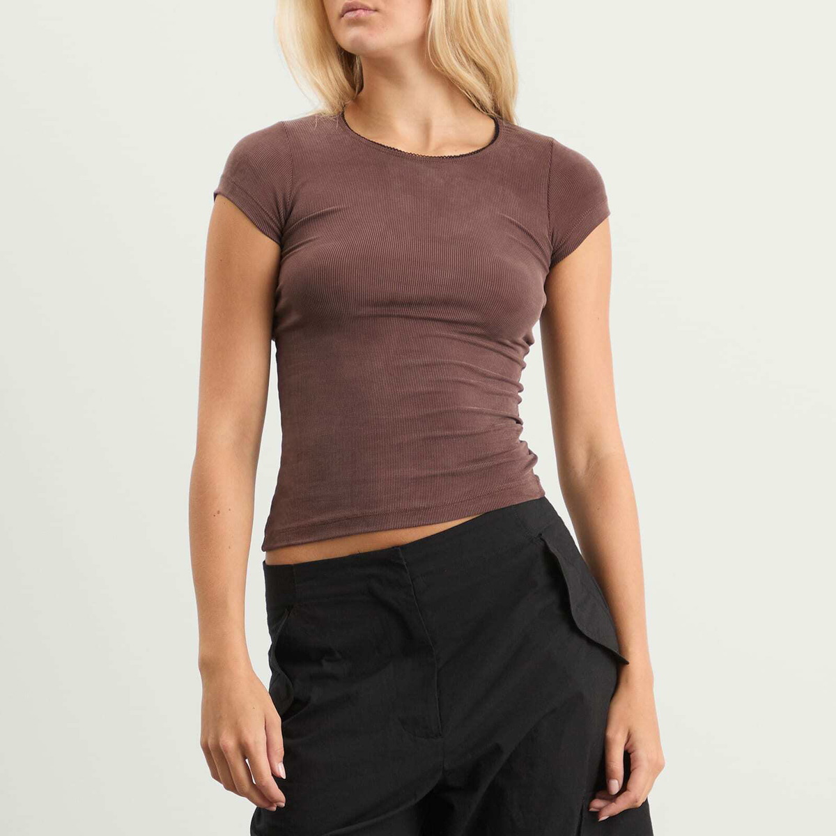 Fruity Booty Women's Second Skin T-Shirt in Brown
