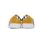 Vans Yellow and White Checkerboard Cap Slip-On Sneakers