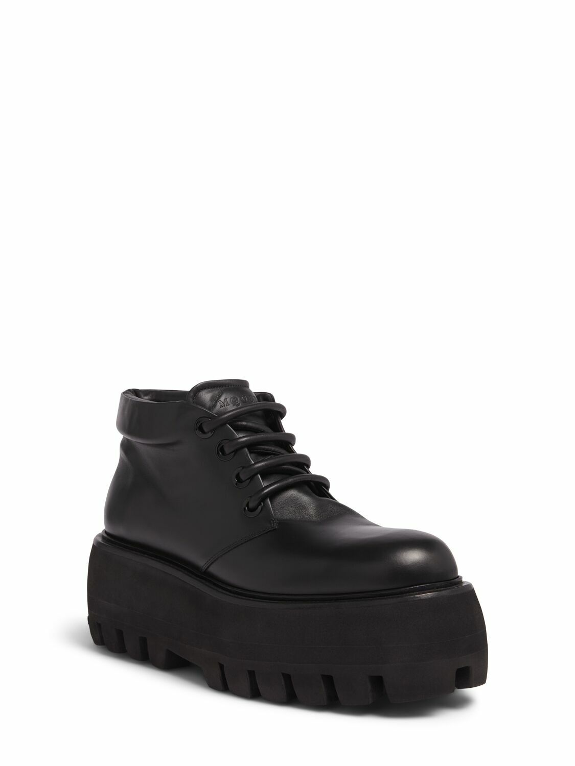 ALEXANDER MCQUEEN 70mm Sofa Leather Lace-up Shoes Alexander McQueen