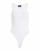 Jacquemus Womens Bodysuit in White