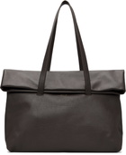 Calvin Klein Collection Brown NY City North South Tote
