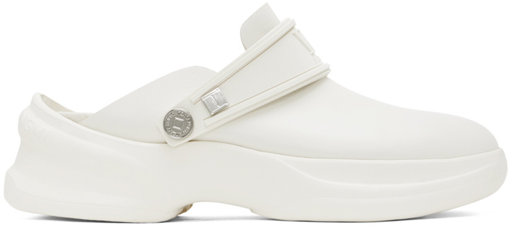 Photo: Wooyoungmi White Embossed Clogs