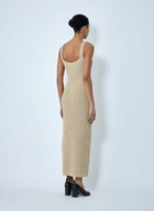 Khaite Lex Ribbed-Knit Maxi Dress