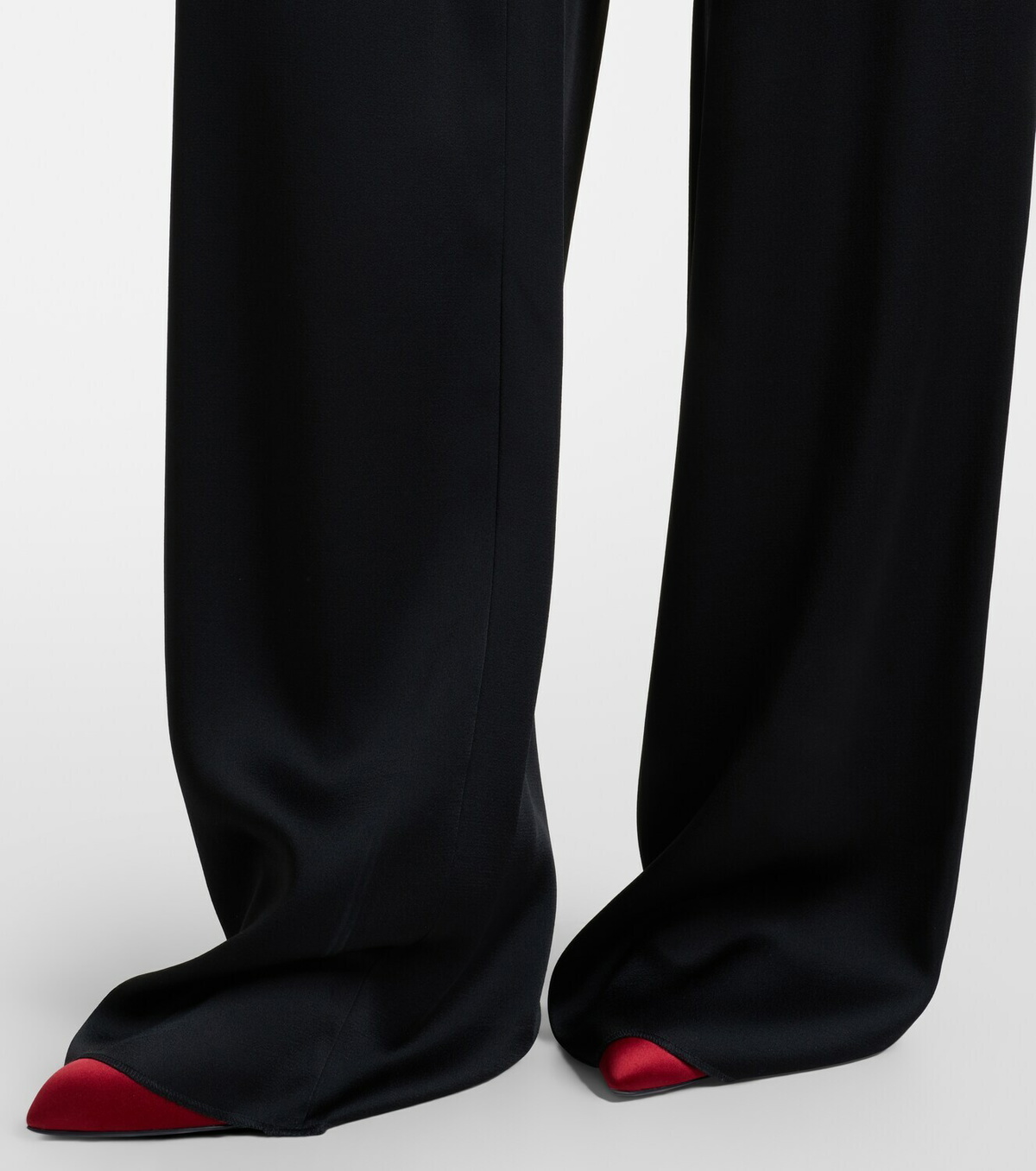Max Mara Crêpe satin wide-leg pants