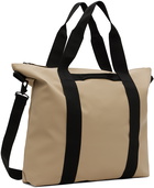 RAINS Tan Waterproof Tote