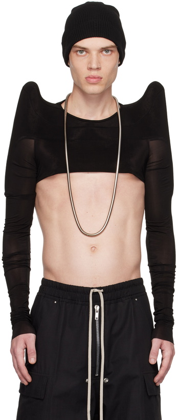 Photo: Rick Owens Black Strobe Long Sleeve T-Shirt