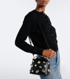 Erdem Bloom Mini embellished leather top-handle bag