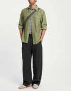 Tom Ford Mens Shirt Military in Green
