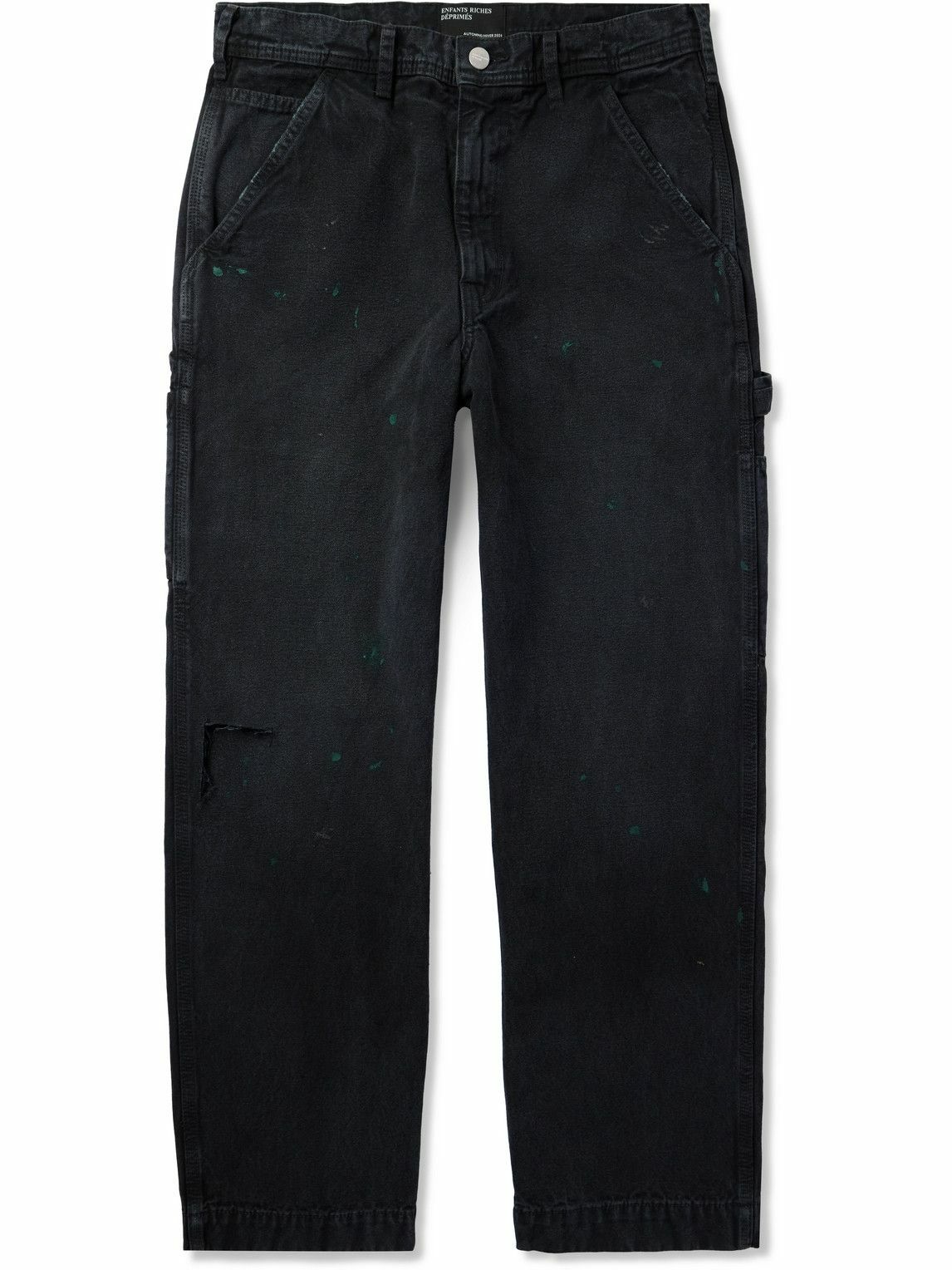 Enfants Riches Deprimes ペインターパンツ ENFANTS RICHES DEPRIMES - PAINT PANTS BLACK Pants | cherry