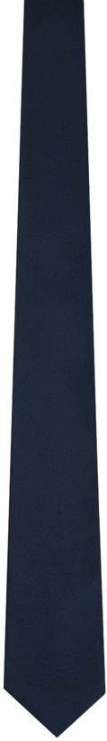 Photo: Ferragamo Navy Silk Tie