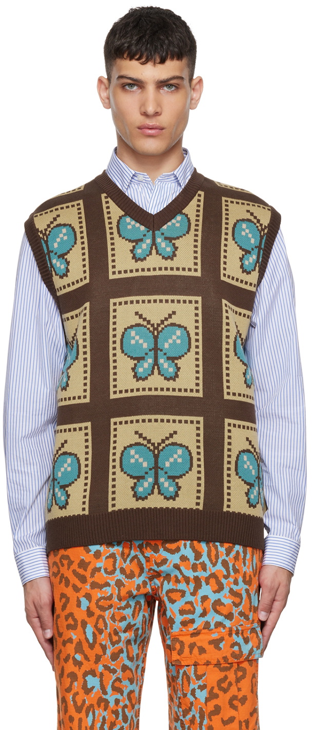 Awake NY Khaki Acrylic Vest
