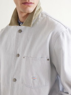 Aimé Leon Dore - Corduroy-Trimmed Denim Jacket - White