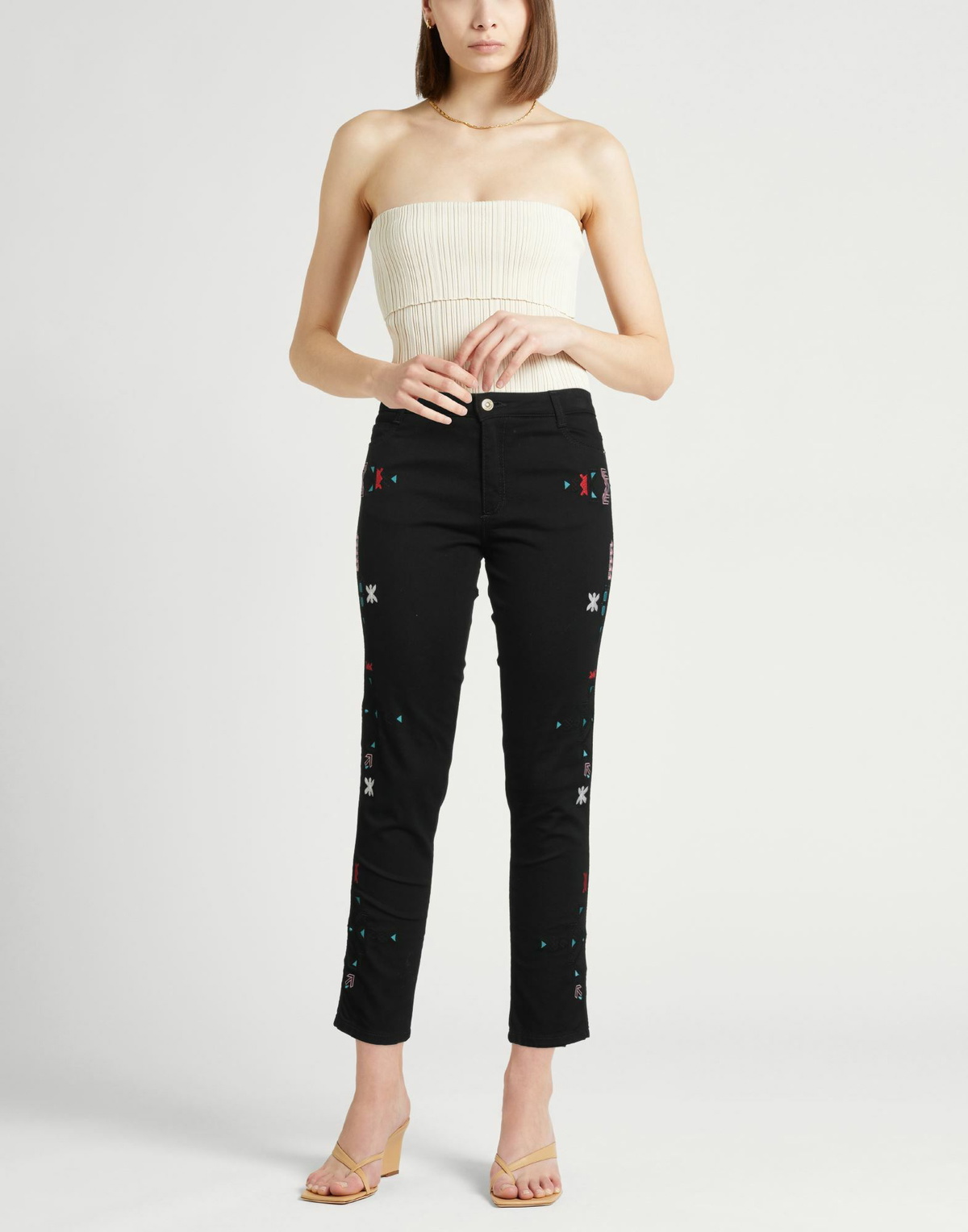 Ermanno Scervino Womens Jeans in Black