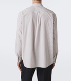 The Row Vanja striped cotton shirt