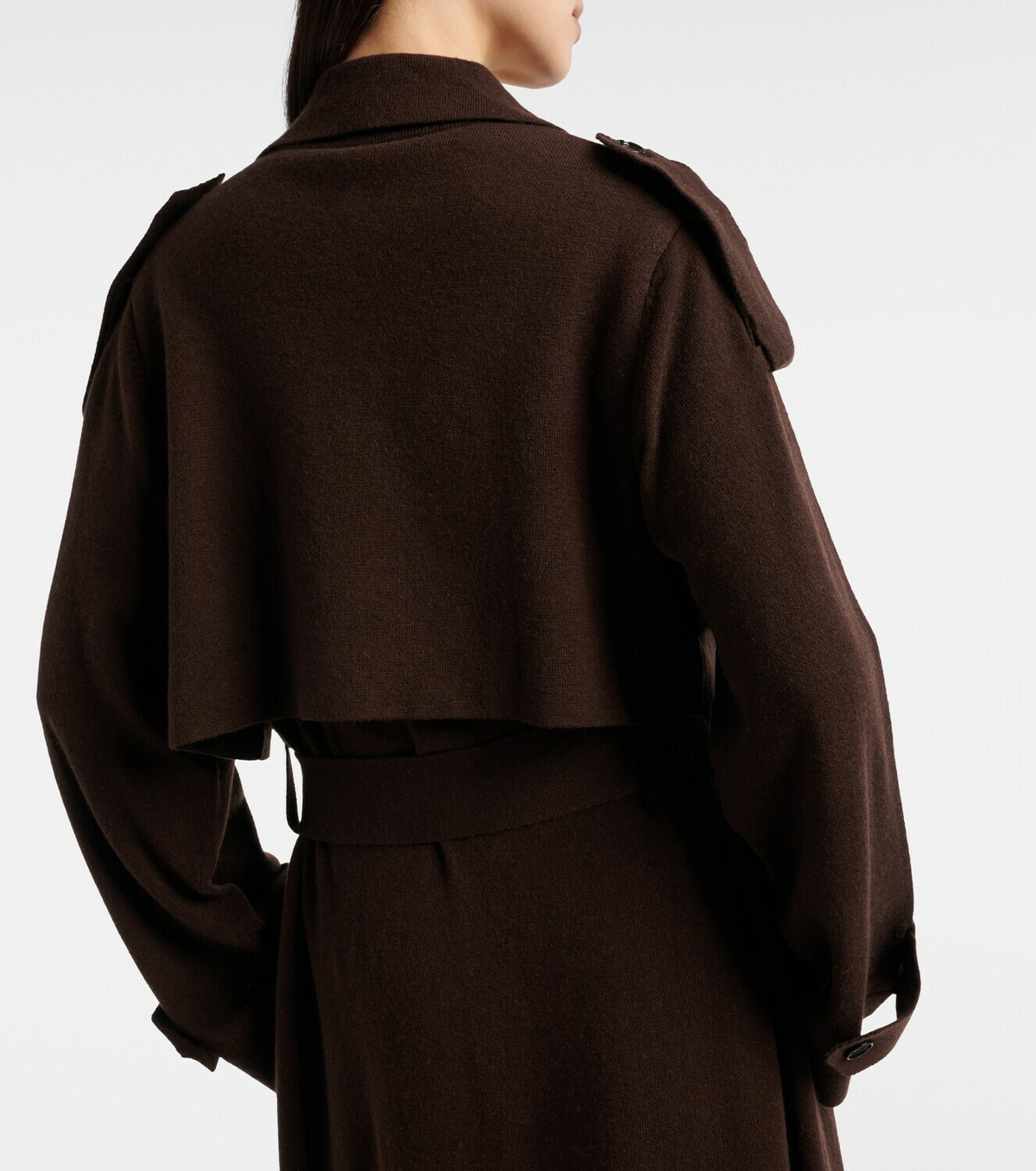 Jardin des Orangers Wool and cashmere trench coat