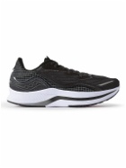 Saucony - Endorphin Shift 12 TPU-Trimmed Mesh and Canvas Running Sneakers - Black
