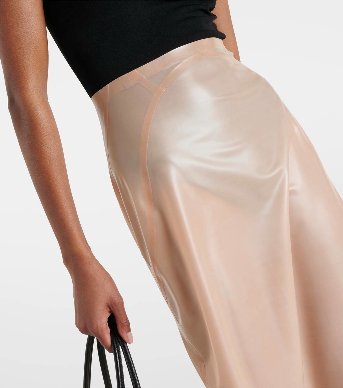 Alessia Mesh Pencil Skirt
