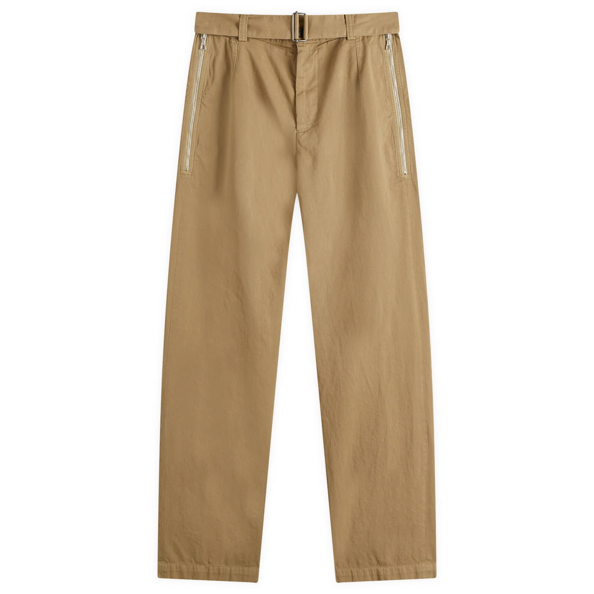 Dries Van Noten Navy Wide Belted Cargo Pants Dries Van Noten