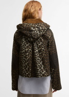 Barbour X Ganni Leopard-print Waxed Cotton Jacket