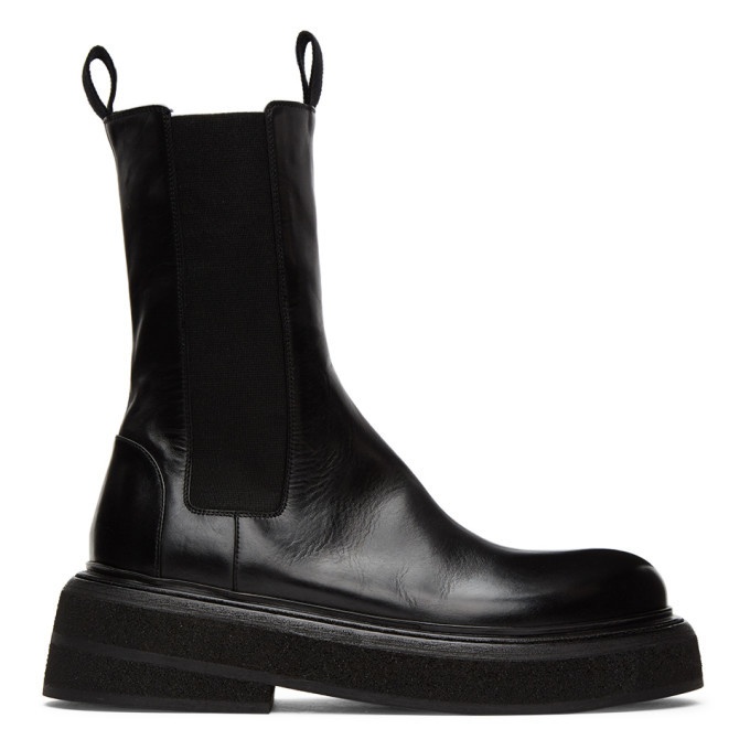 Photo: Marsell Black Zuccone Chelsea Boots