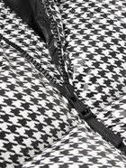 Moncler Genius - 7 Moncler FRGMT Hiroshi Fujiwara Houndstooth-Print Shell Hooded Down Jacket - Black