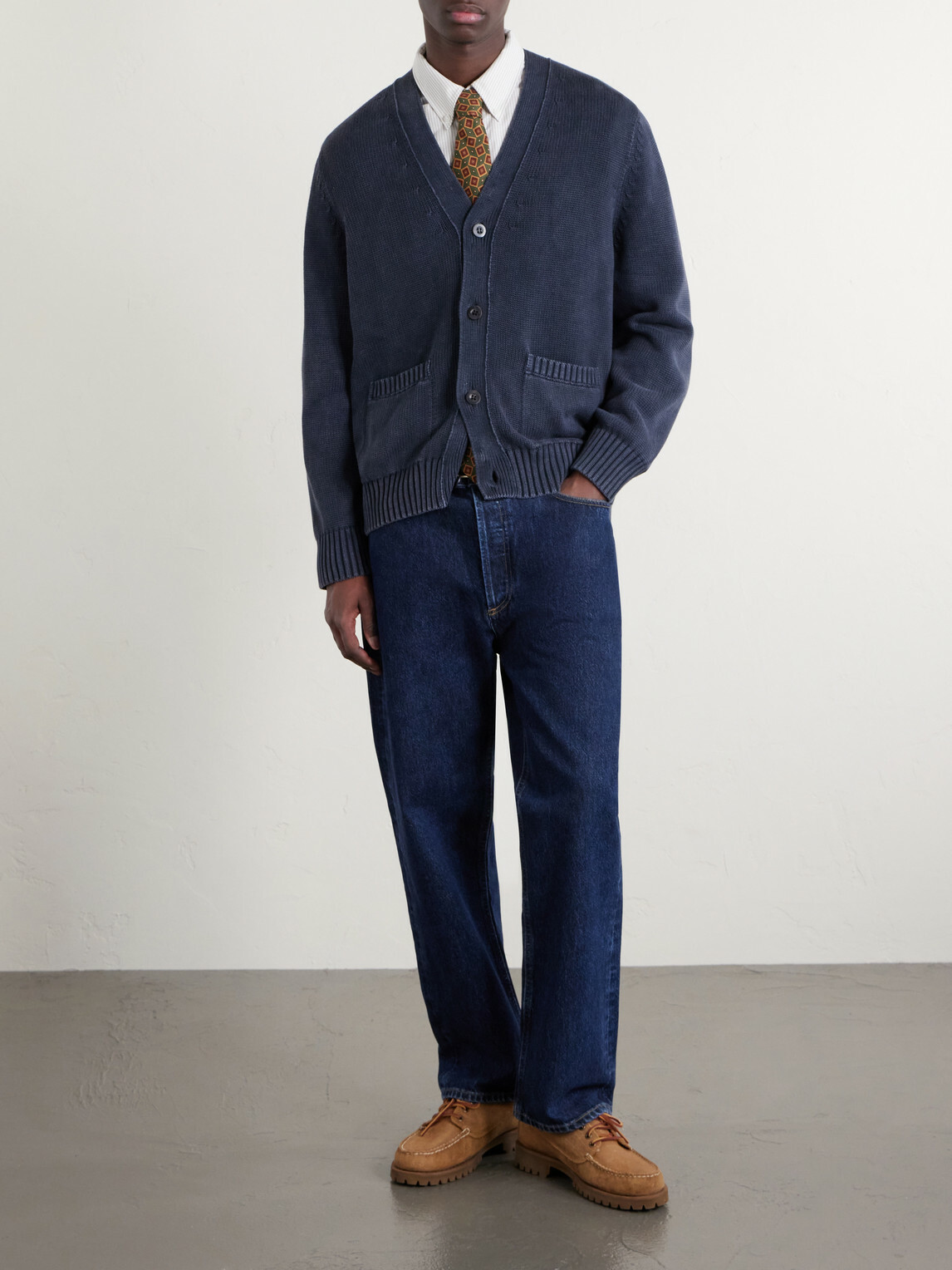 Corridor - Organic Cotton Cardigan - Black