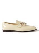 TOM FORD - Sean Patent-Leather Tasselled Loafers - White