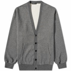 Undercover Men's Jersey Cardigan in T.Charcoal