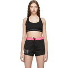 Marcelo Burlon County of Milan Black Logo Sports Bra