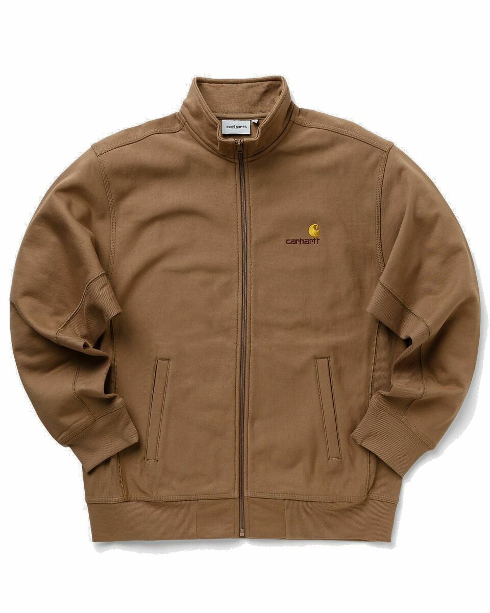 Photo: Carhartt Wip American Script Jacket Brown - Mens - Zippers