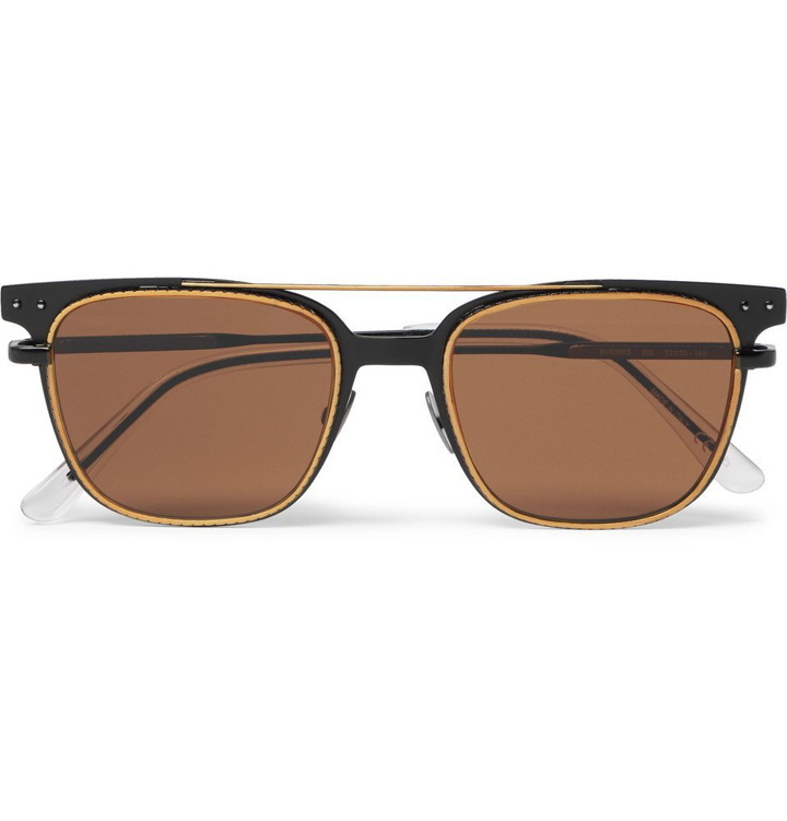 Photo: Bottega Veneta - Square-Frame Metal Sunglasses - Men - Brown