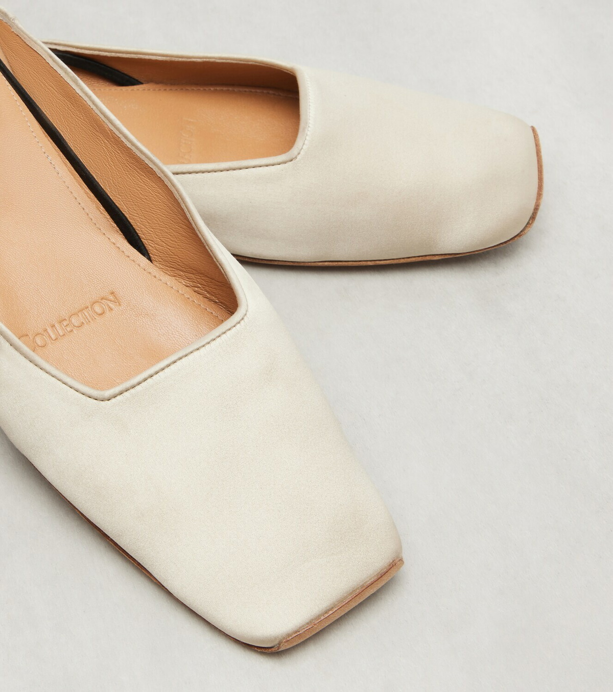 Calvin Klein Collection Kate leather slingback flats